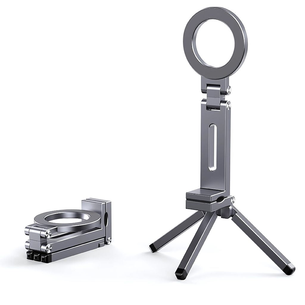 Support Téléphone Magnétique avec Base Alu Robuste