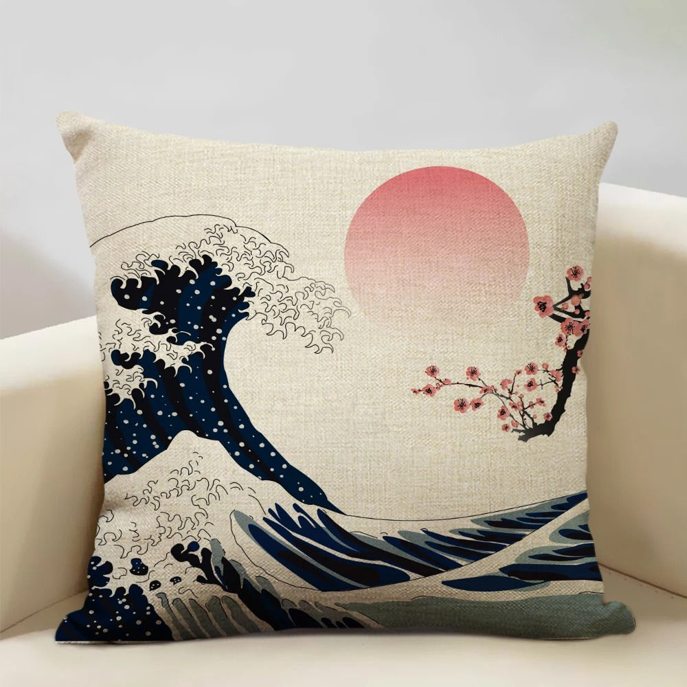 Oreiller Décoratif Style Japonais