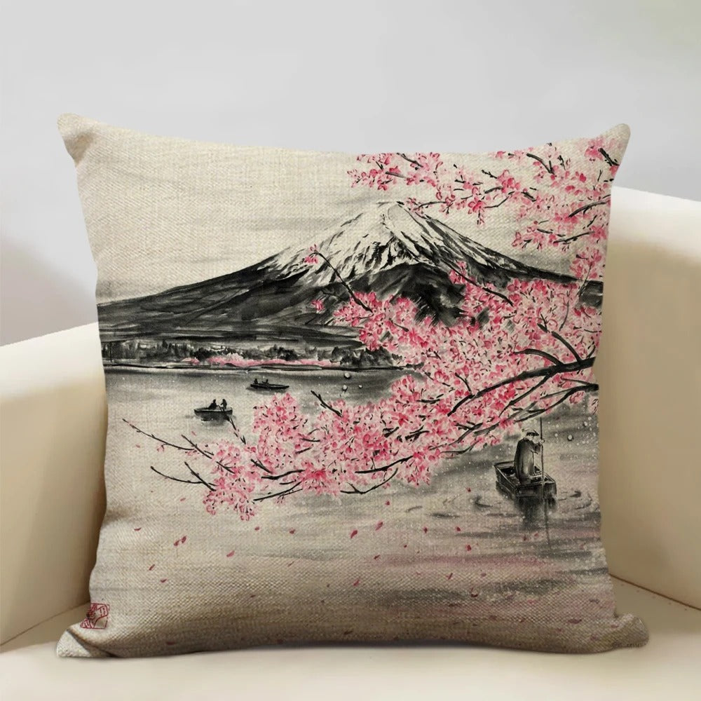 Oreiller Décoratif Style Japonais