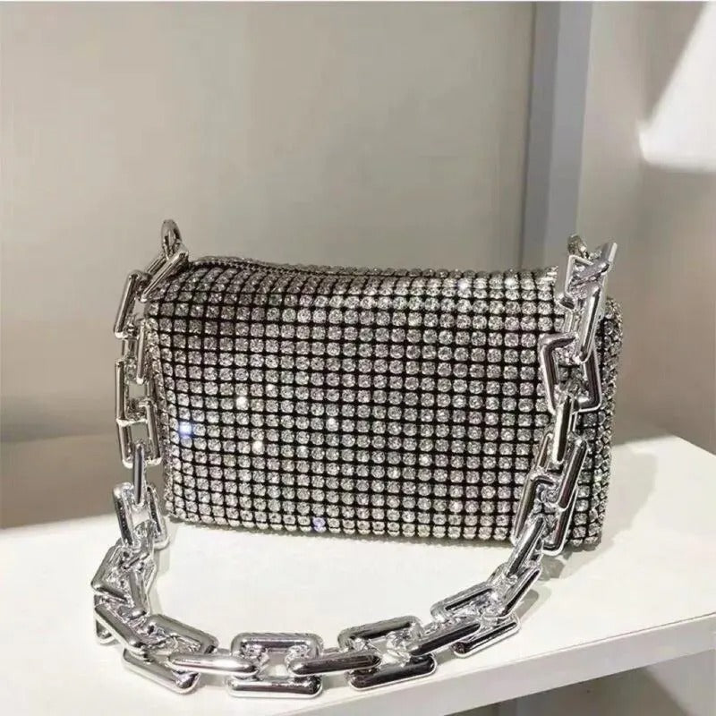 Sac seau Femme Orné de Strass Chic