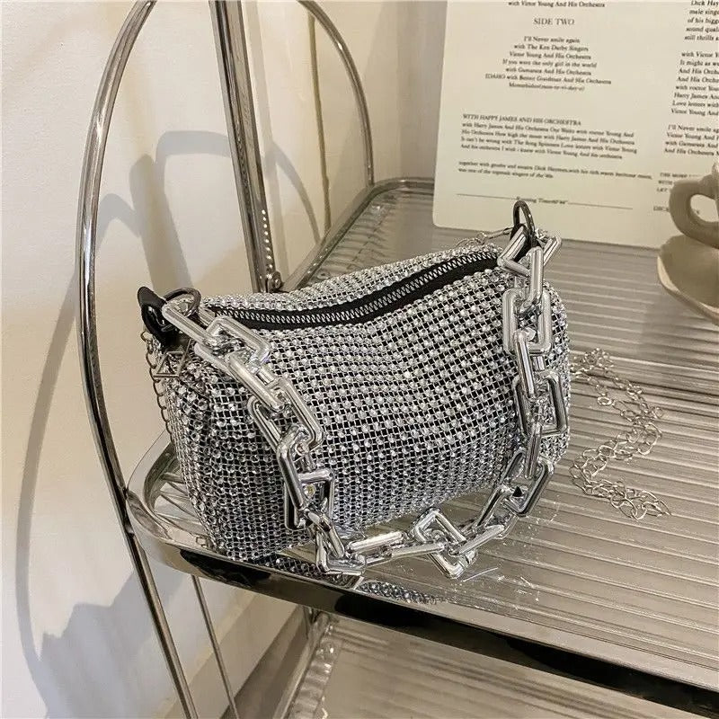 Sac seau Femme Orné de Strass Chic