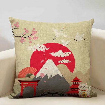 Oreiller Décoratif Style Japonais