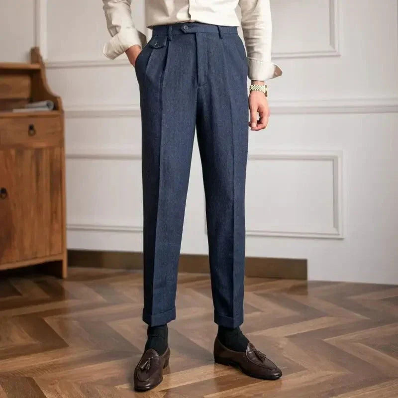 Pantalon Costume Laine Douce et Raffiné