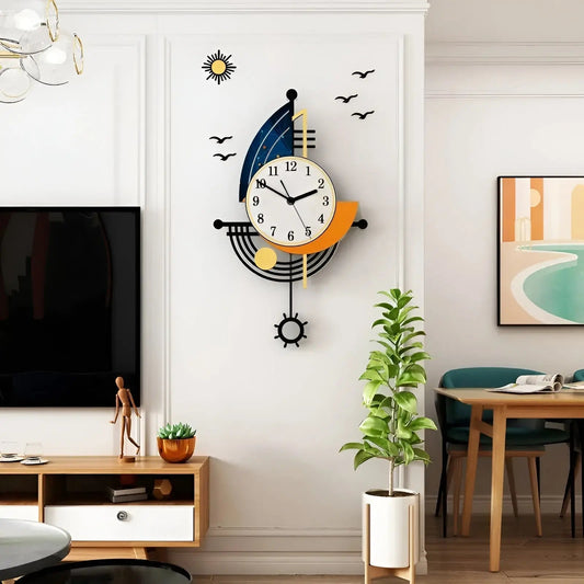 Horloge Marine Élégante Murale - BlxckFR