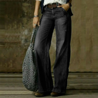 Pantalon décontracté rétro femme