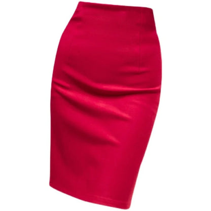 Jupe Crayon Femme Coupe Ajustée Bureau