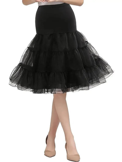 Jupe Jupon Femme en Tulle Style Vintage