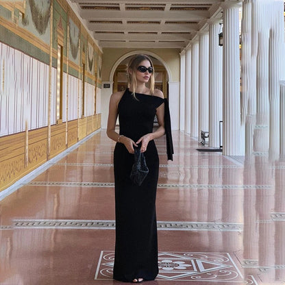 Robe soirée Femme Sans Manches Coupe Ajustée