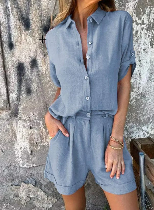 Ensemble Lin Élégant pour Été