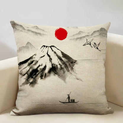 Oreiller Décoratif Style Japonais