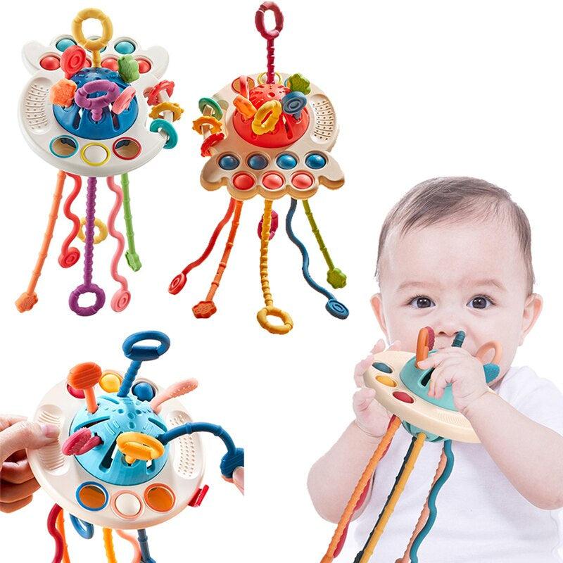 Jouet Bébé Silicone Sensible Doux - BlxckFR