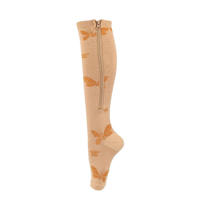 Chaussettes de Compression à Fermeture Éclair pour Meilleure Circulation