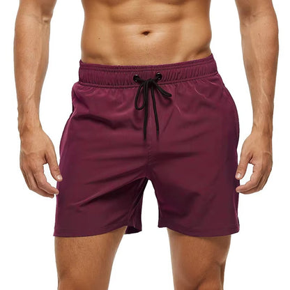 Shorts de sport et plage légers avec poches zippées