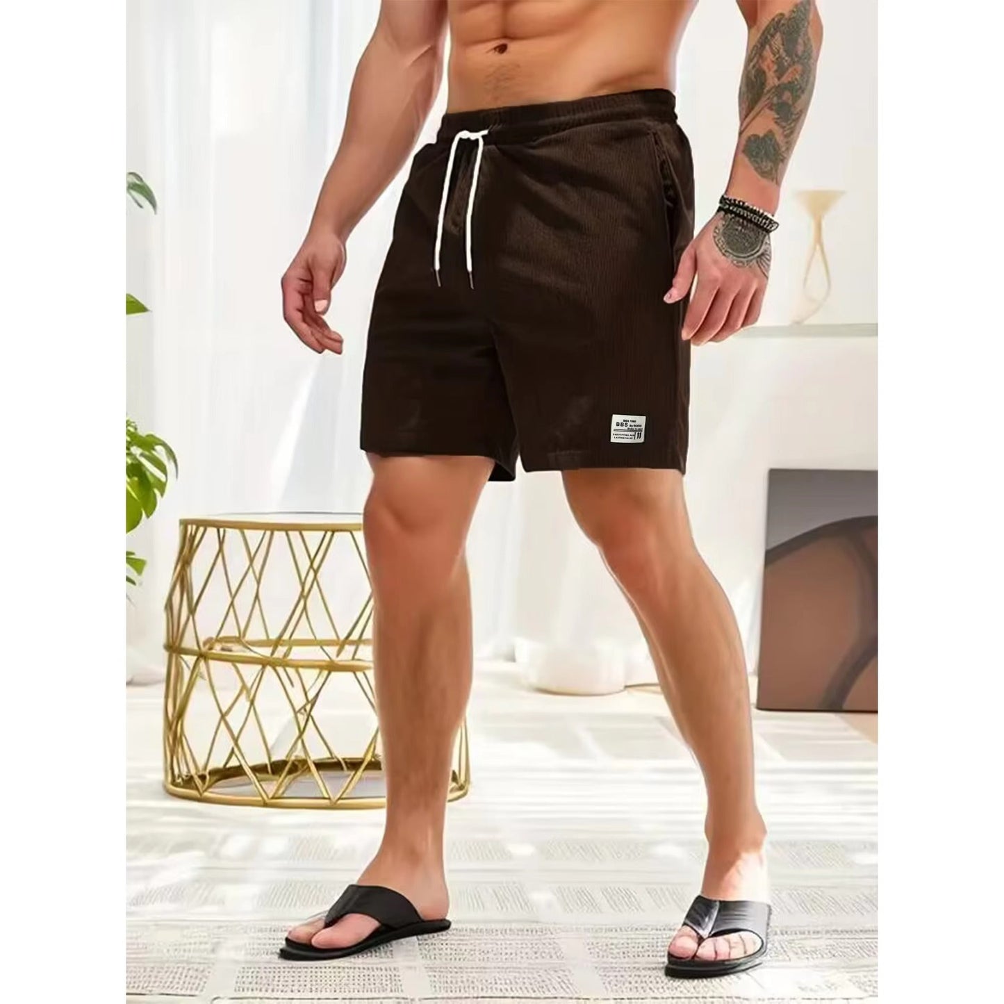 Cordes d'été Légères à Côtes pour Homme