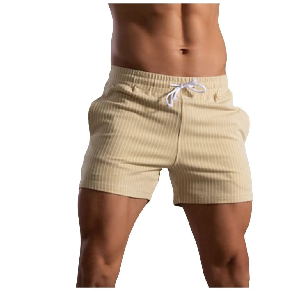 Bastian | Colourful Striped Motorcycle & Beach Cargo Shorts