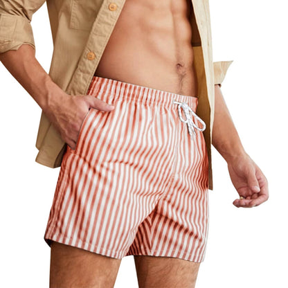 Shorts de Running Rayé | Matériau Transpirant et Coupe Adjustée