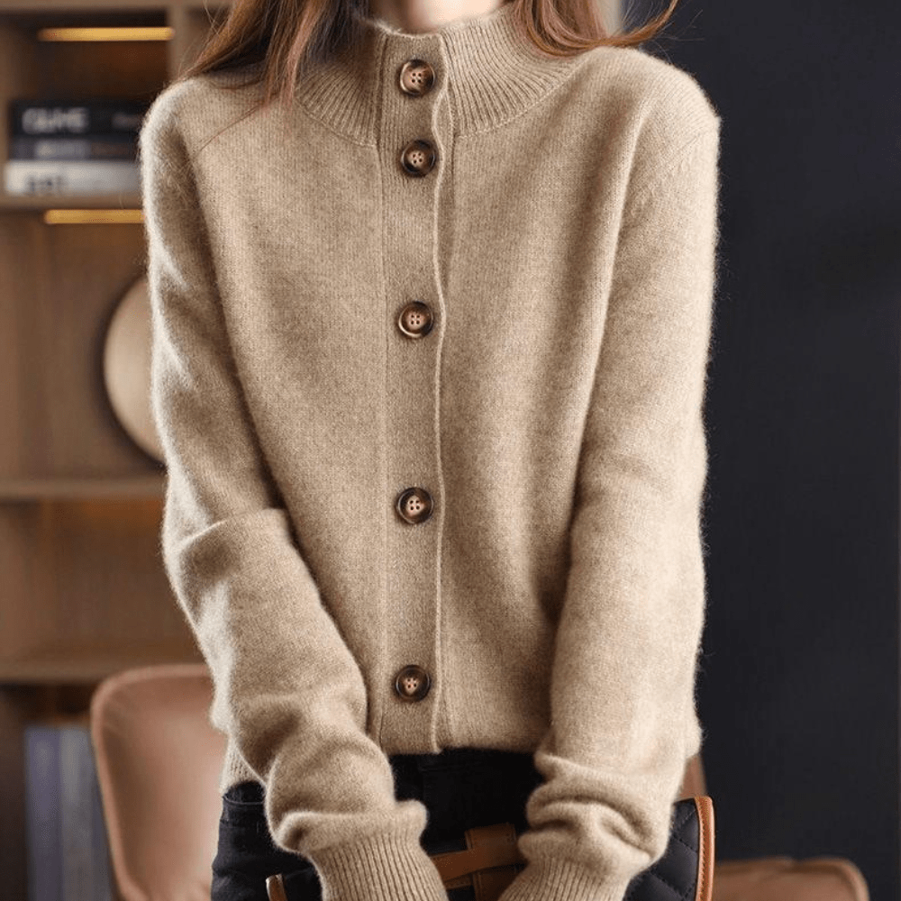 Cardigan Cachemire Féminin Chaleureux et Raffiné
