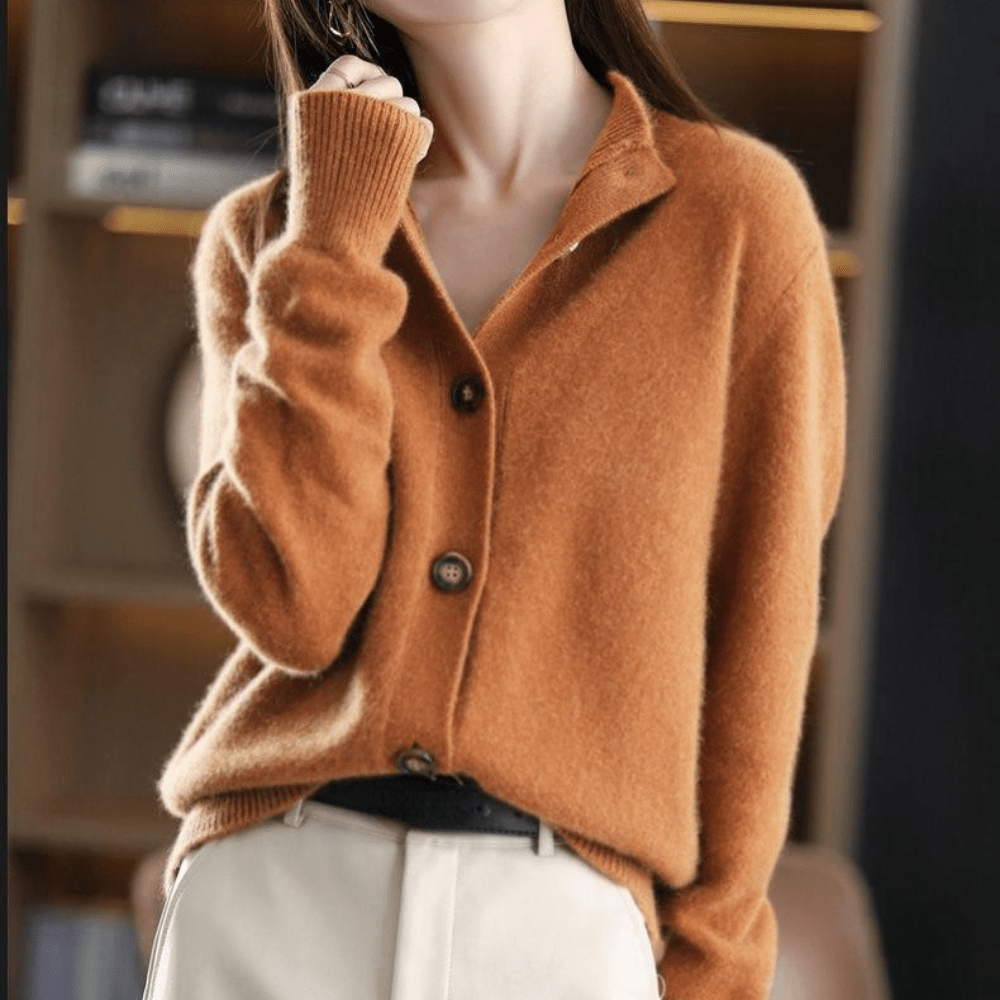 Cardigan Cachemire Féminin Chaleureux et Raffiné