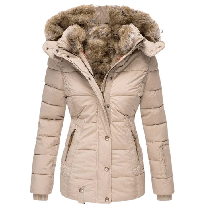 Manteau épais à capuche chaud hivernal