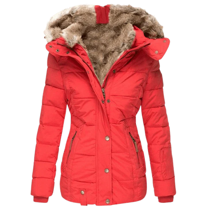 Manteau épais à capuche chaud hivernal