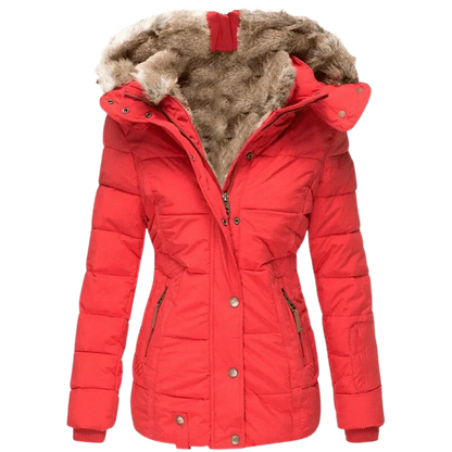 Manteau épais à capuche chaud hivernal