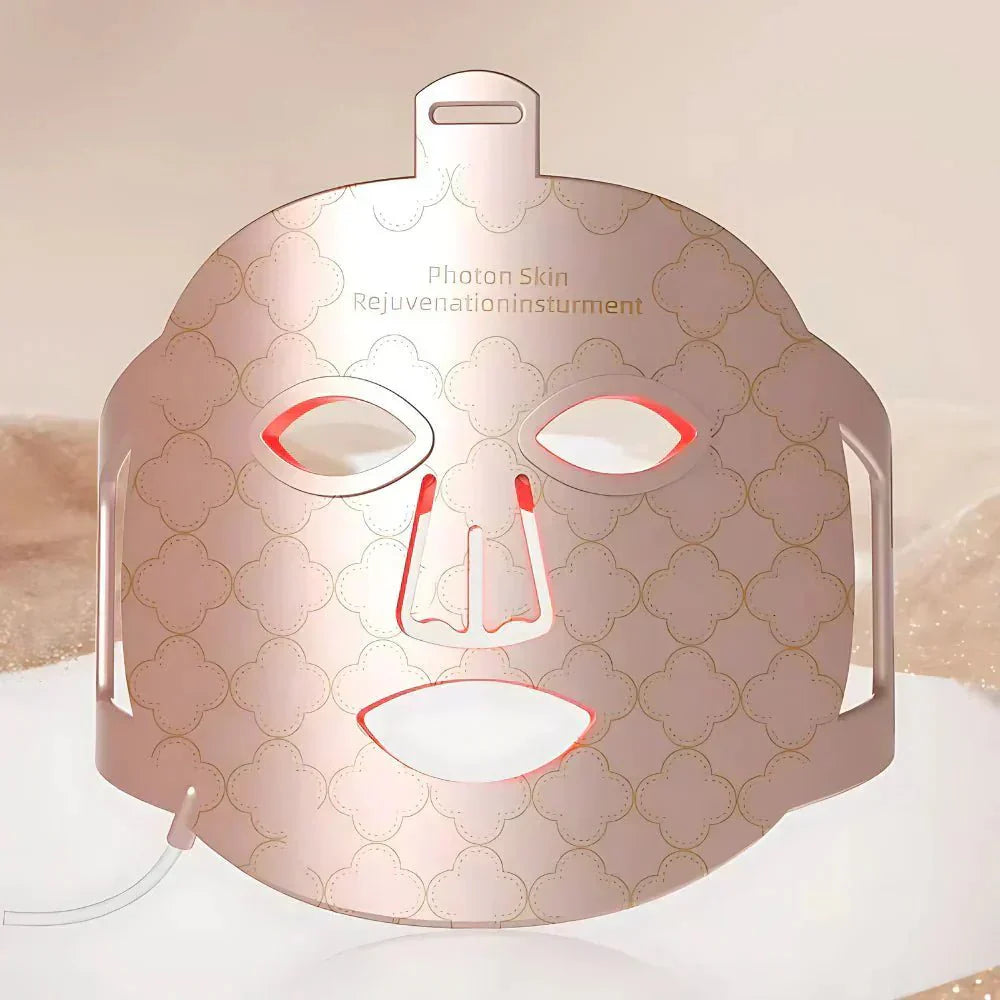 Masque de Soins Visage LED Avancé Noir - blxckfr