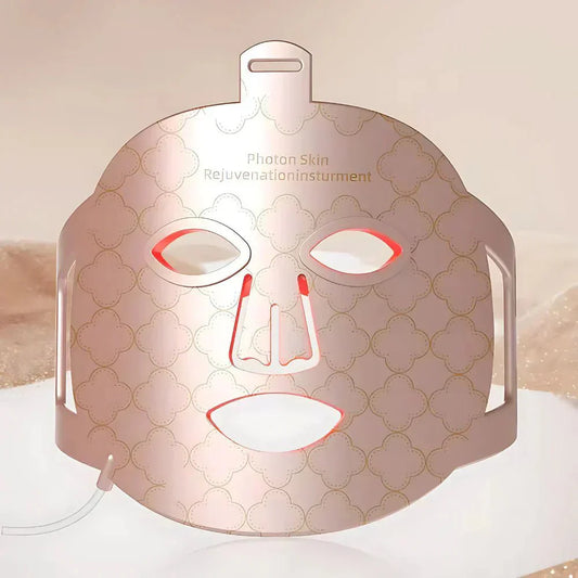 Masque de Soins Visage LED Avancé Noir - blxckfr