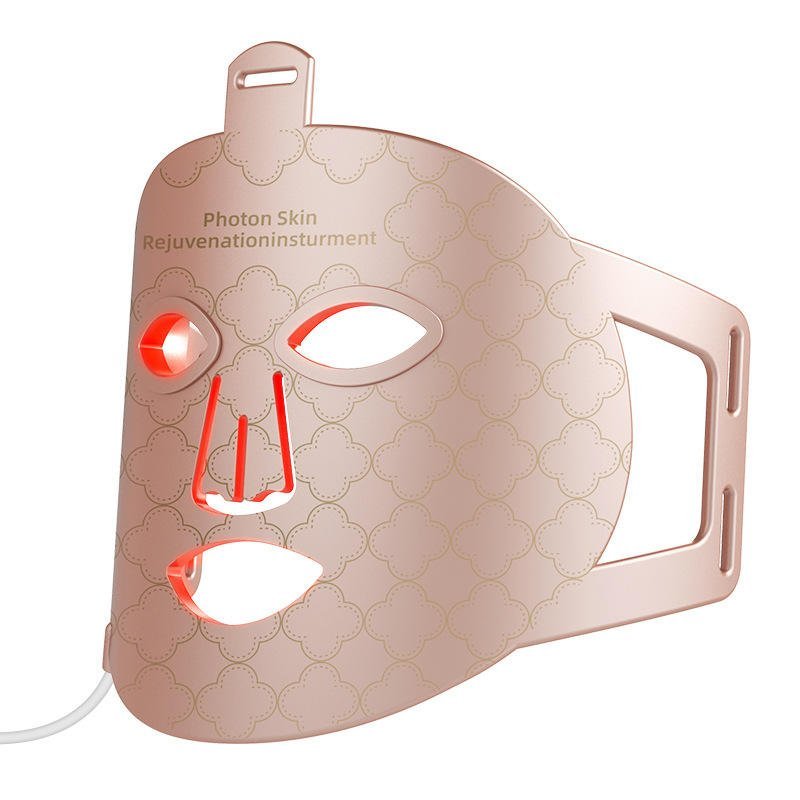 Masque de Soins Visage LED Avancé Noir