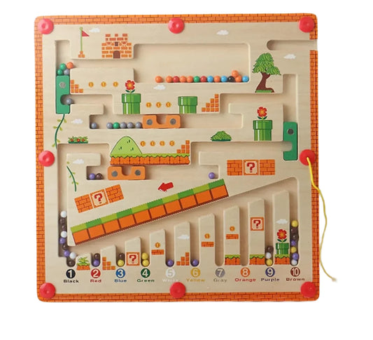 Jeu d'Énigme Logique Enfants - Labyrinthe Éducatif et Jeu de Couleurs - BlxckFR