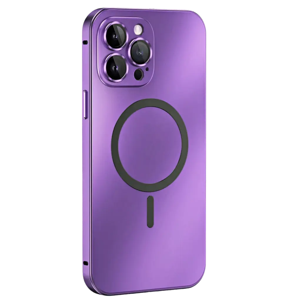 Étui Métal Magnétique | Protection Élégante pour iPhone
