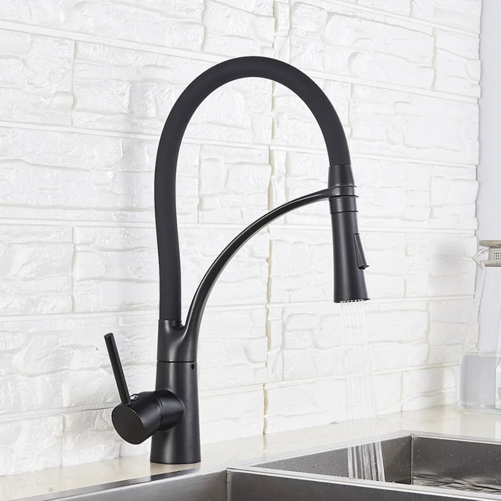 Robinetterie Cuisine À Pinceau Rétroactable - BlxckFR