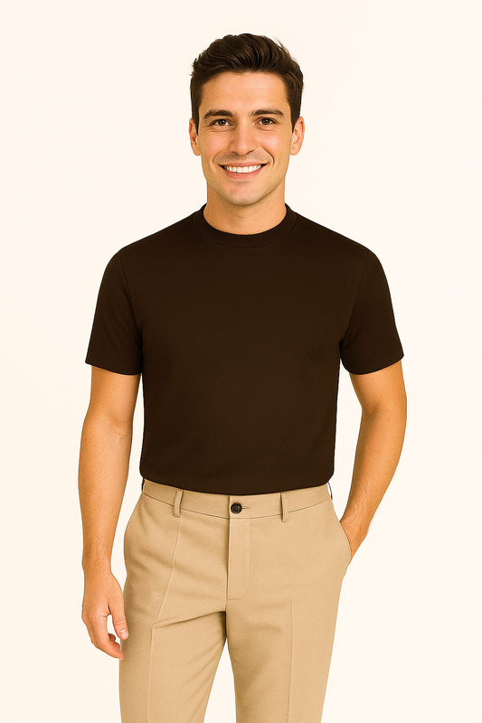 Logan | Refined Silken Touch Premium Mercerized Cotton T-Shirt - Foivo