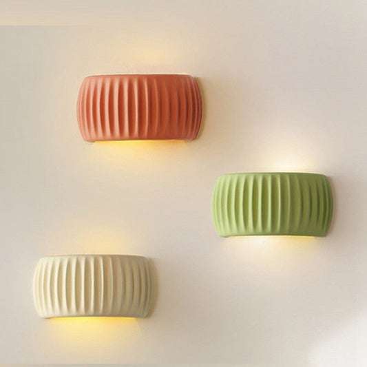 Lampe Murale Nordique en Résine - Éclairage Moderne Texturé - Foivo