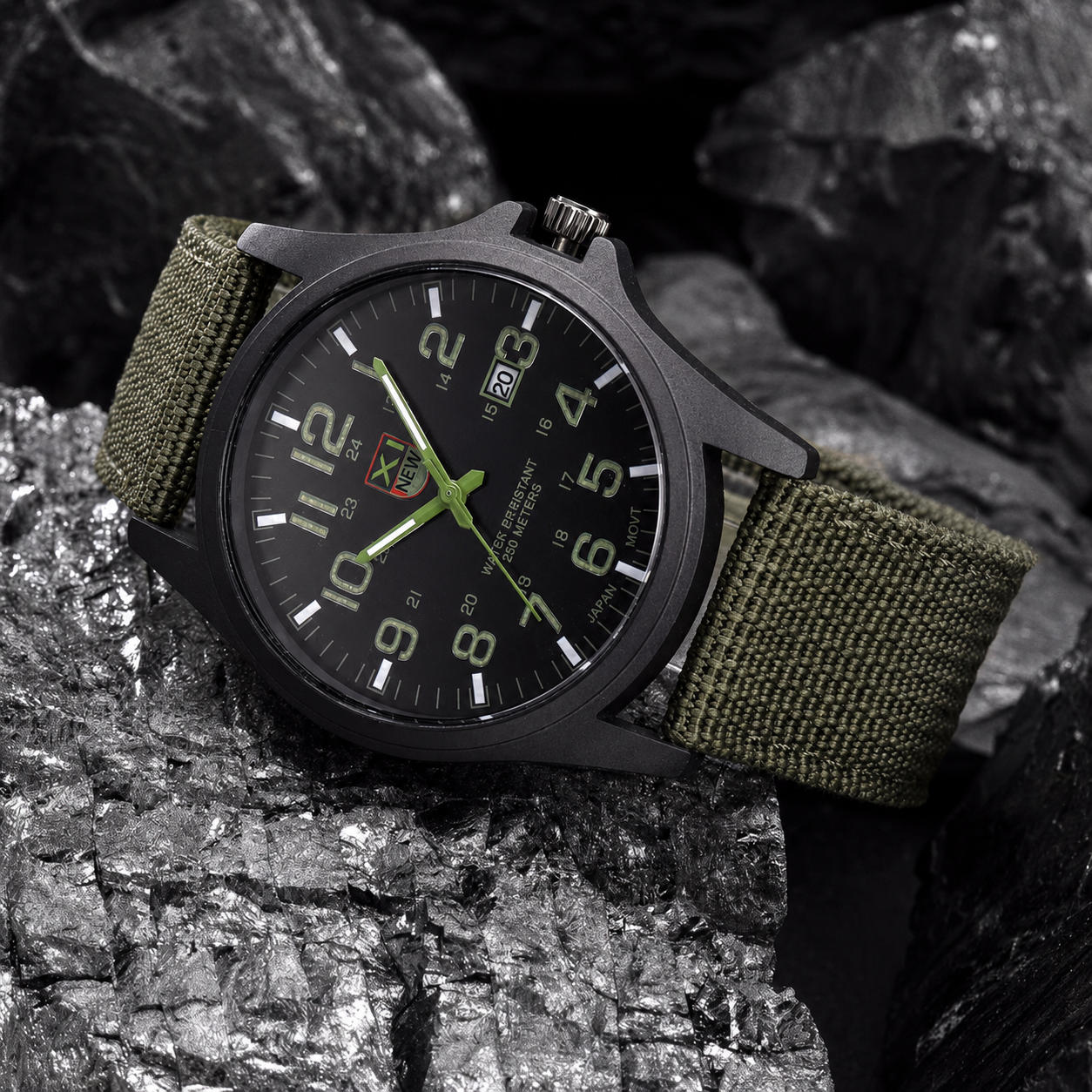 Montre Homme Tactique Résistante Style Militaire