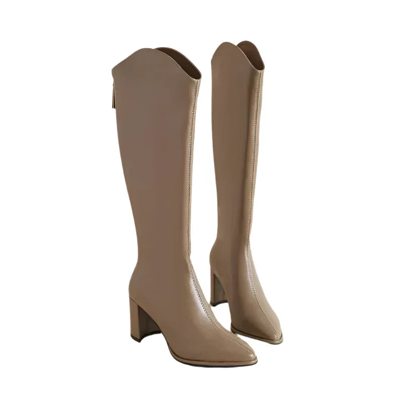 Bottes femme élégantes talons hauts