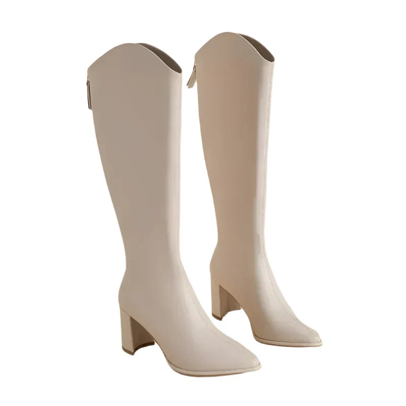 Bottes femme élégantes talons hauts