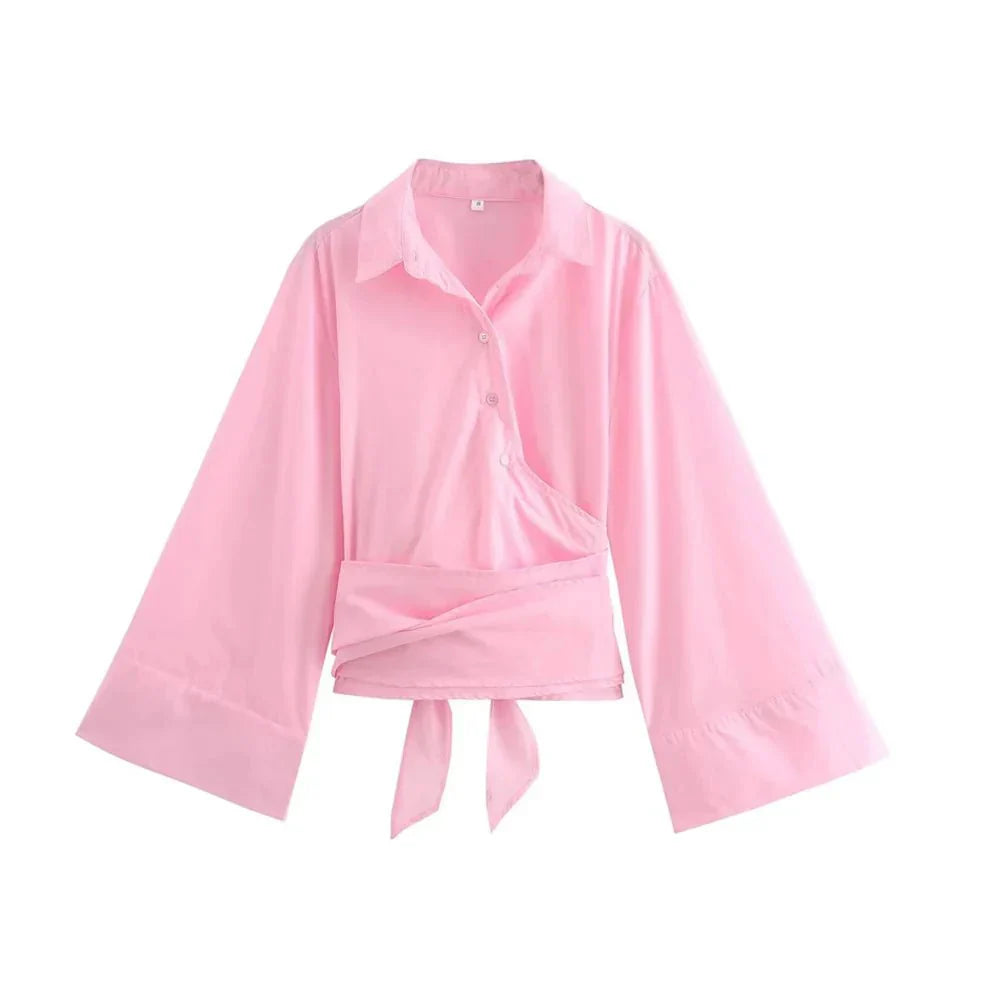 Blouse Kimono Féminine en Soie Douce