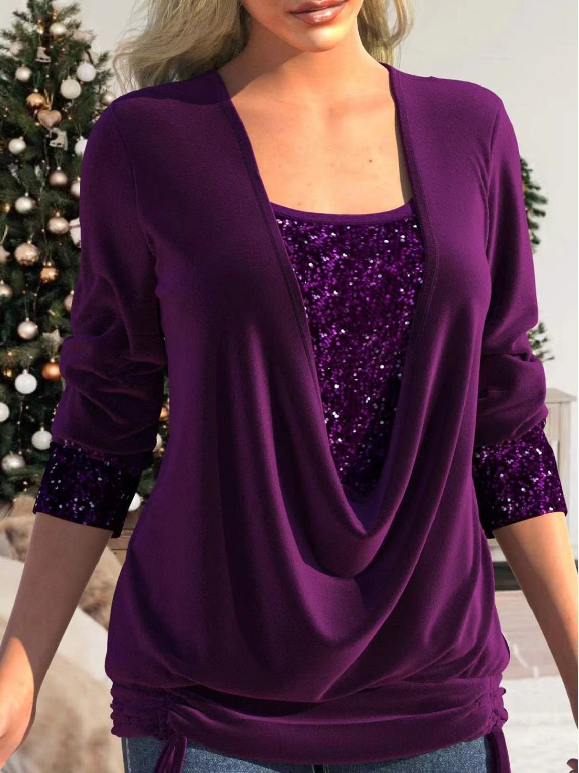 Blouse Féminine Soirée Élégante pour Femmes