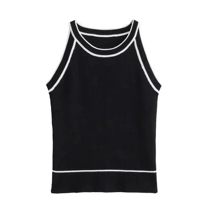Débardeur Noir Taille Fine et Chic - Foivo