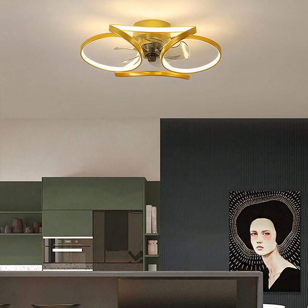 Lampe Plafond Ventilateur Design