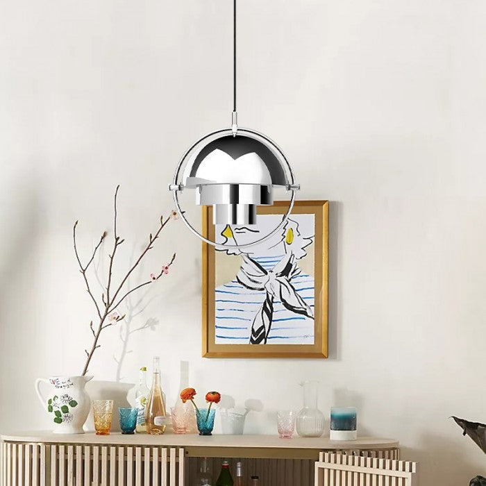 Luminaire Suspendu LED Design – Plafonnier Métal Chic à Couches Tournantes