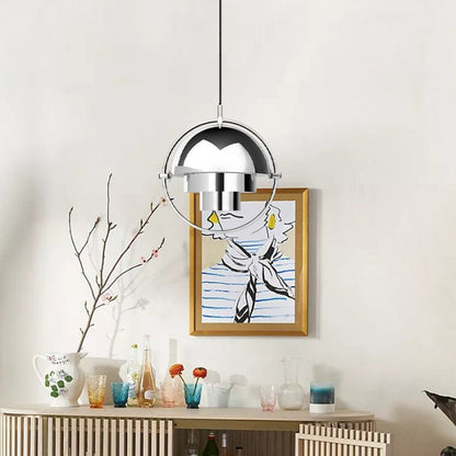 Luminaire Suspendu LED Design – Plafonnier Métal Chic à Couches Tournantes