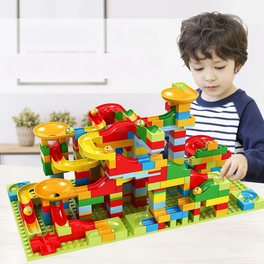 Jeu de Construction Blocs de Marbre Colorés - BlxckFR