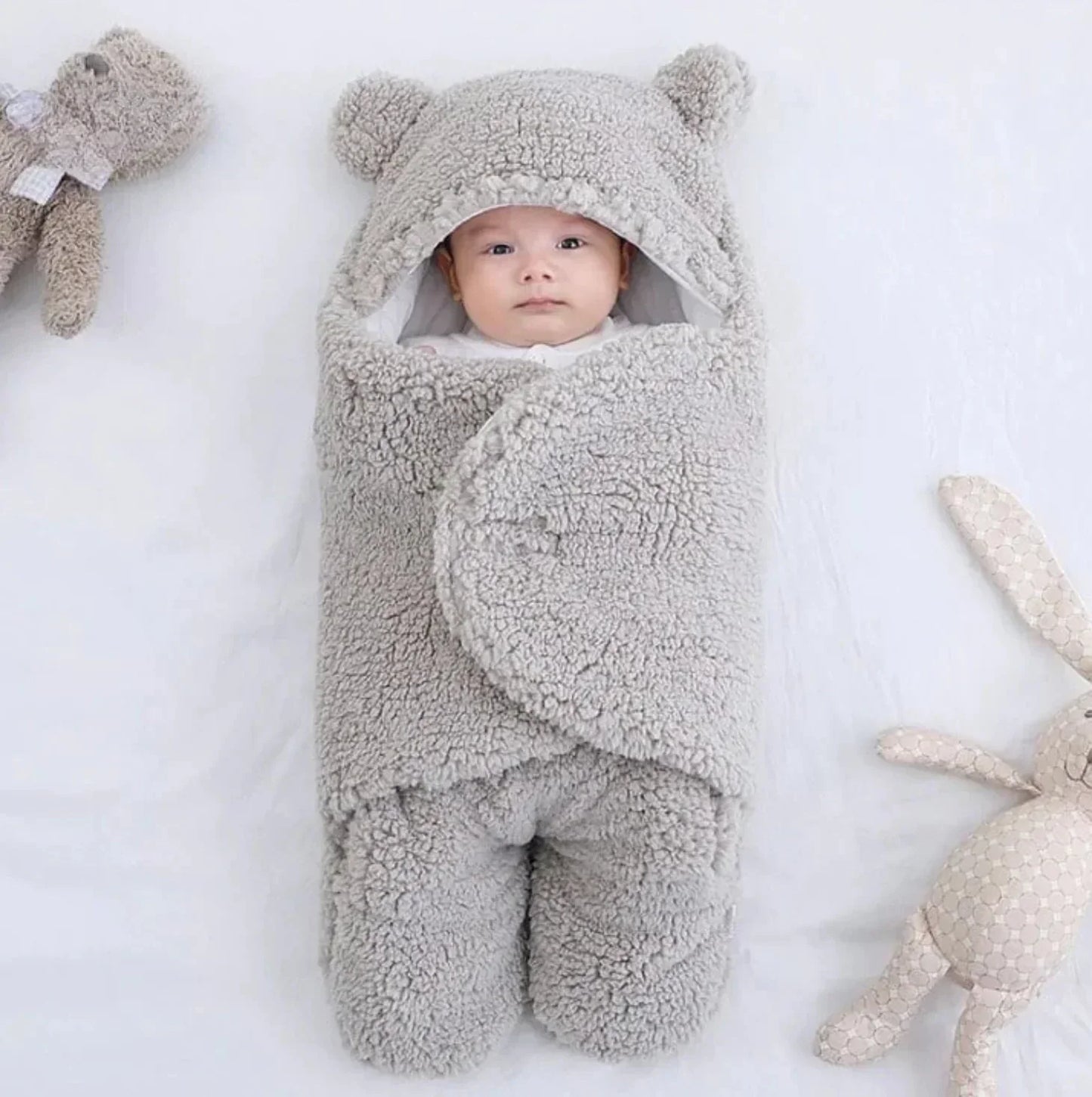 Couverture de Bébé Douillette Ours Polaire