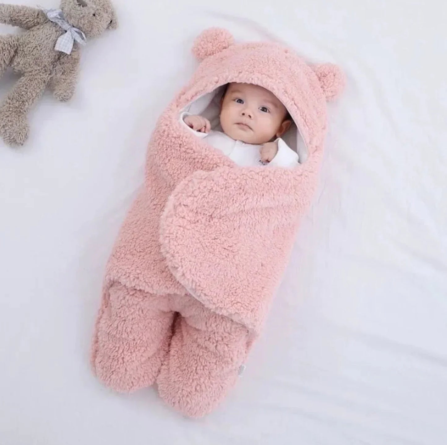 Couverture de Bébé Douillette Ours Polaire