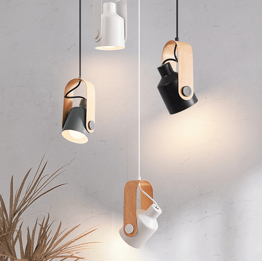 Lampe Suspendue Bois Moderne Élégante - Foivo