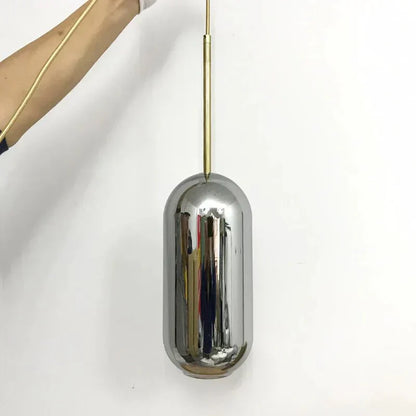 Luminaire Suspendu Design en Métal et Verre