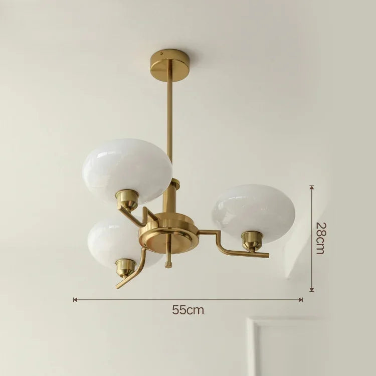 Lampe Plafond Rétro Chic – Lustre Design Nordique Élégant