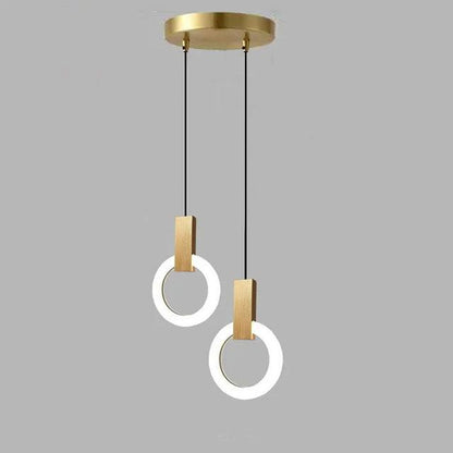 Lampe Suspendue Élégante en Acrylique pour Intérieur