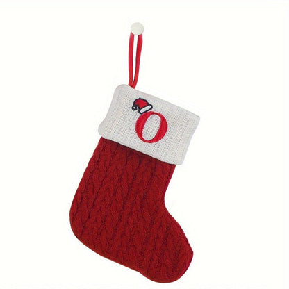 Chaussette de Noël Tricotée Personnalisée Décorative